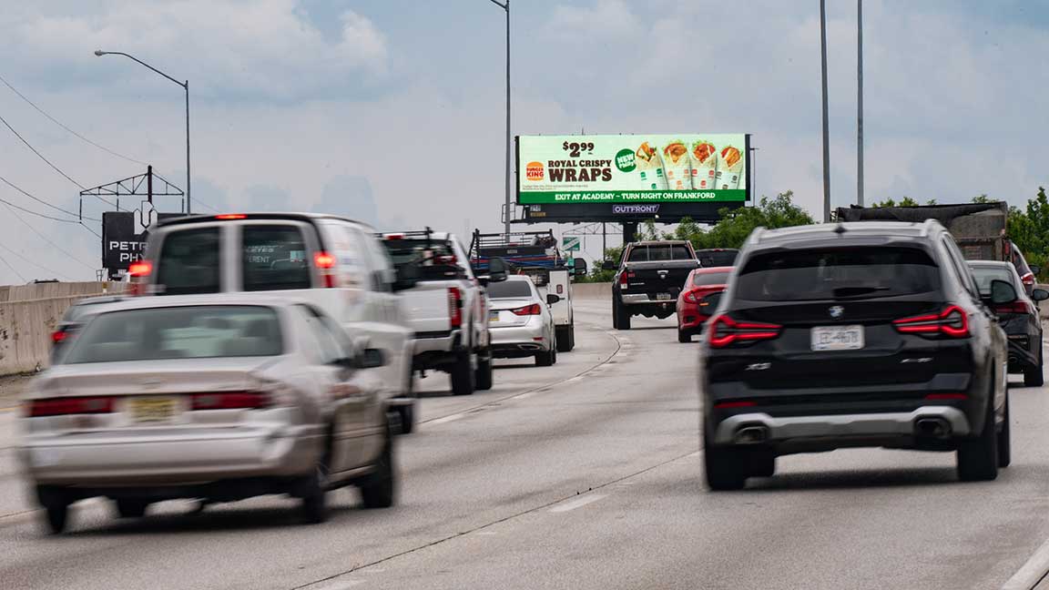 outfront out of home advertising billboard burger king