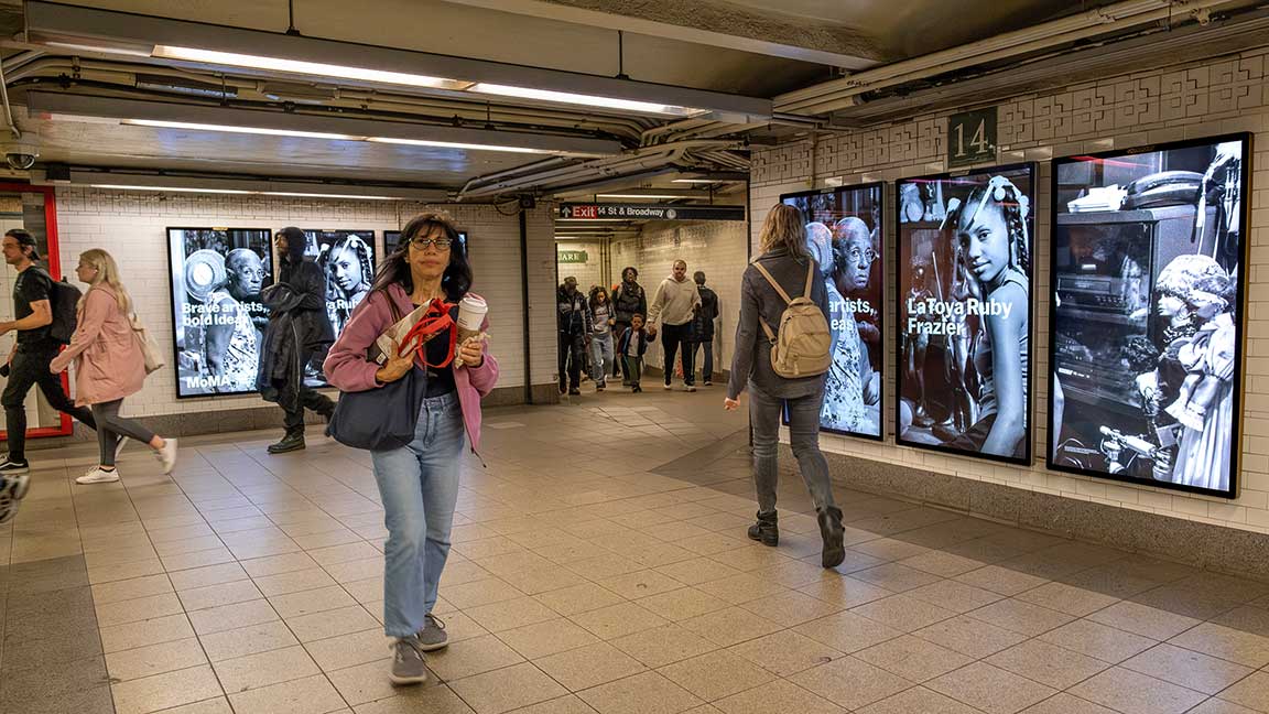 out of home advertising transit new york city the weather channel