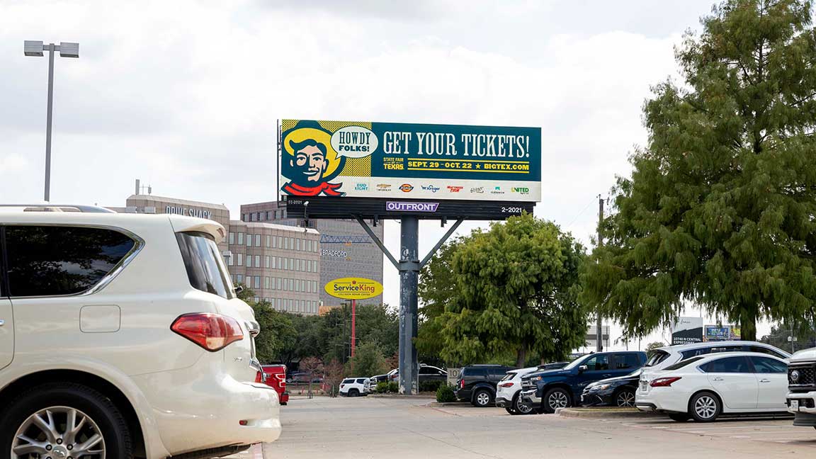 Texas State Fair billboard
