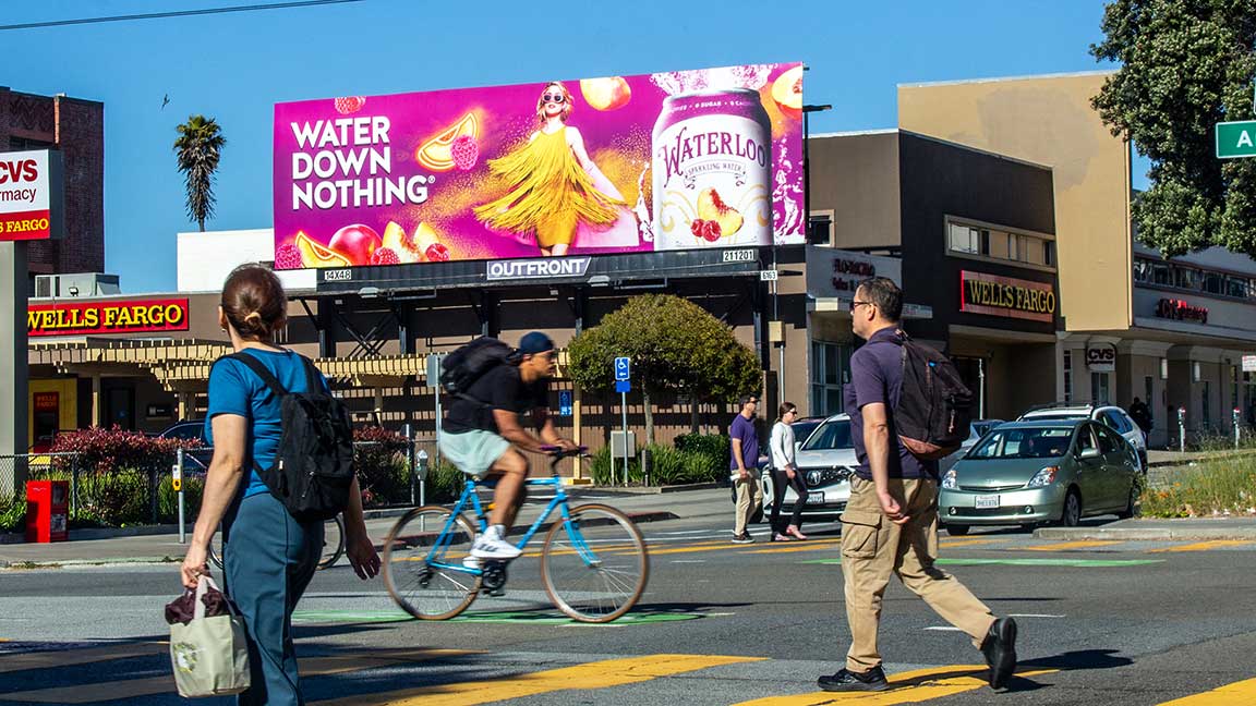 Waterloo billboard in San Francisco