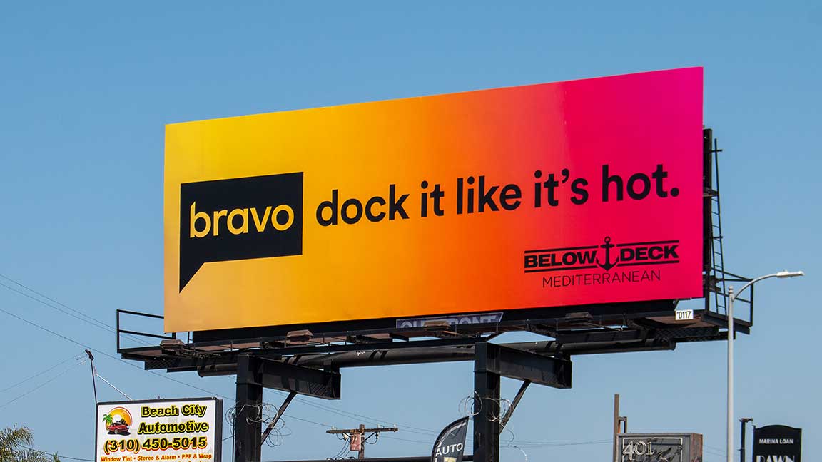 Bravo TV billboard