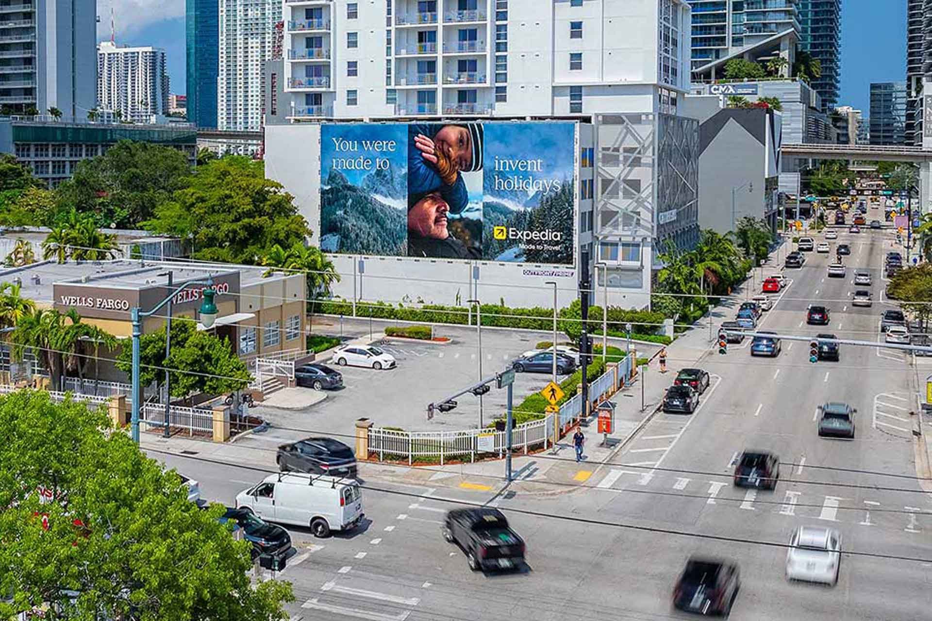 out of home billboard wall advertising miami