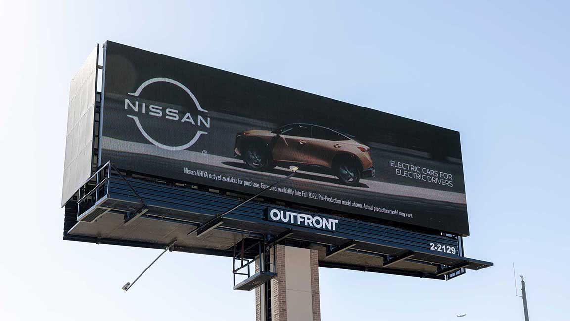Nissan Ariya billboard