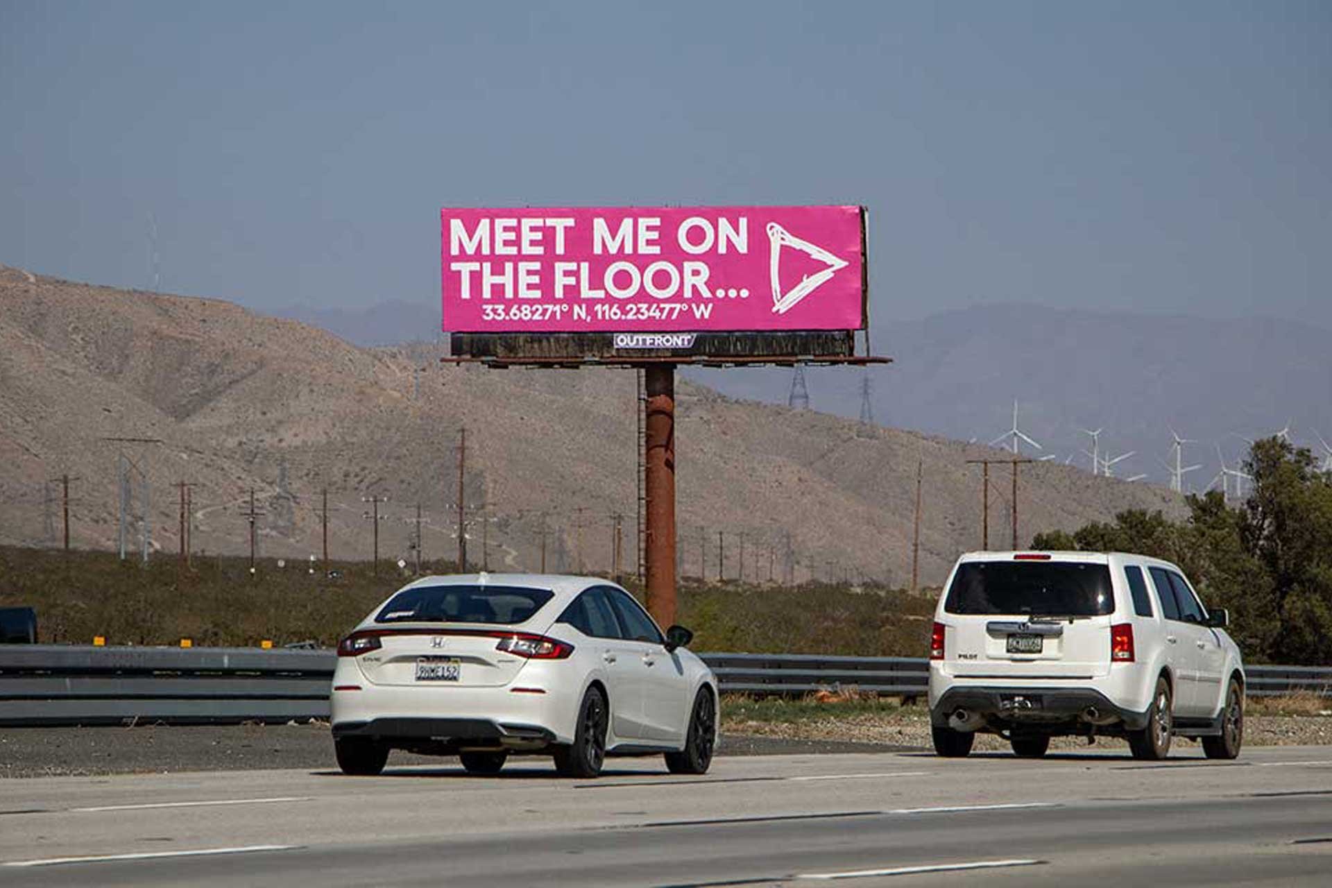out of home billboard advertising ed sheerhan coachella