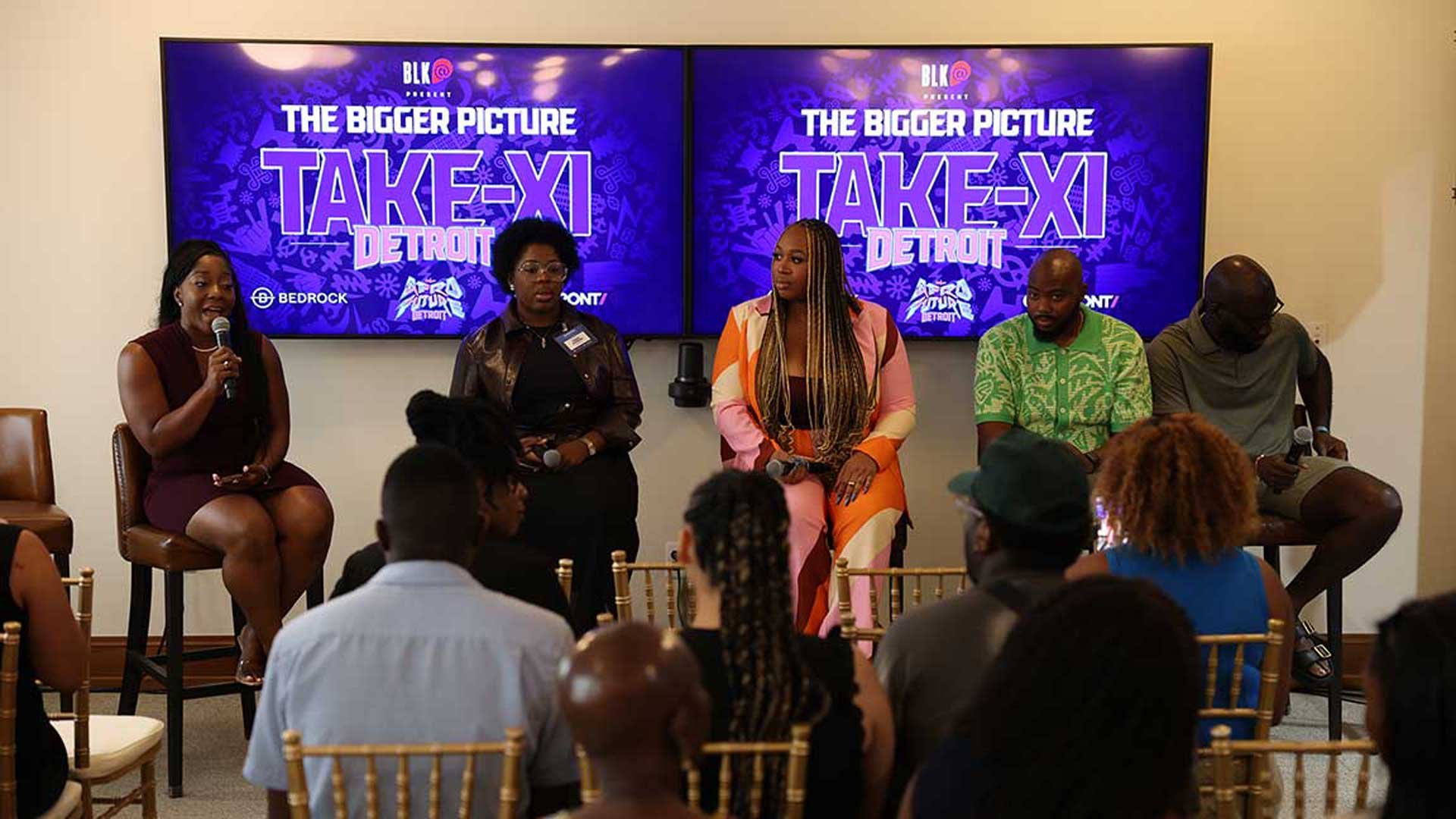 black@ presents "The Bigger Picture" at Detroit's AfroFuture out of home advertising