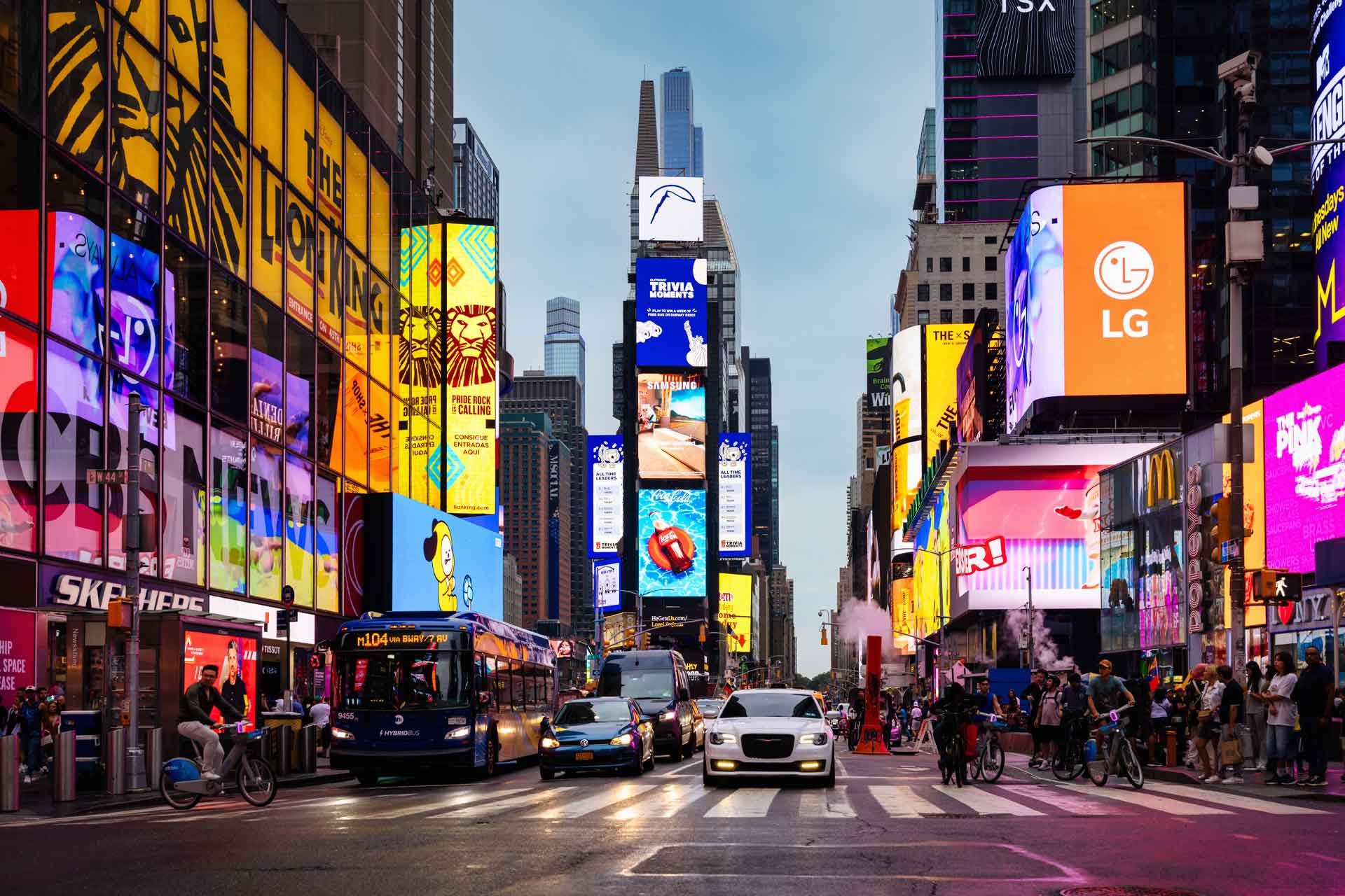 time square out of home advertising