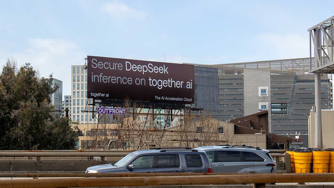 Billboard in San Francisco for together.ai