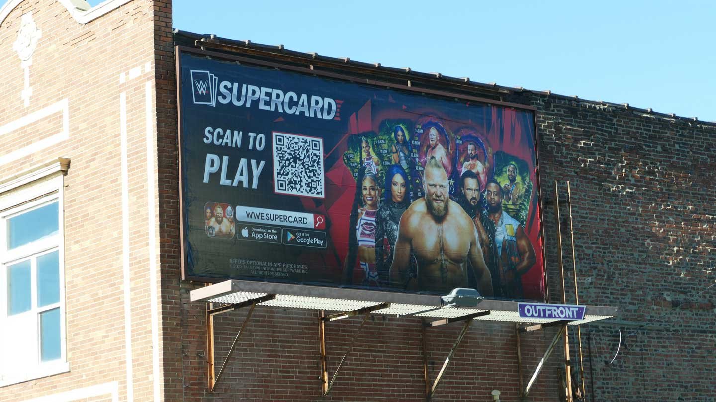 out of home billboard advertising 2K games