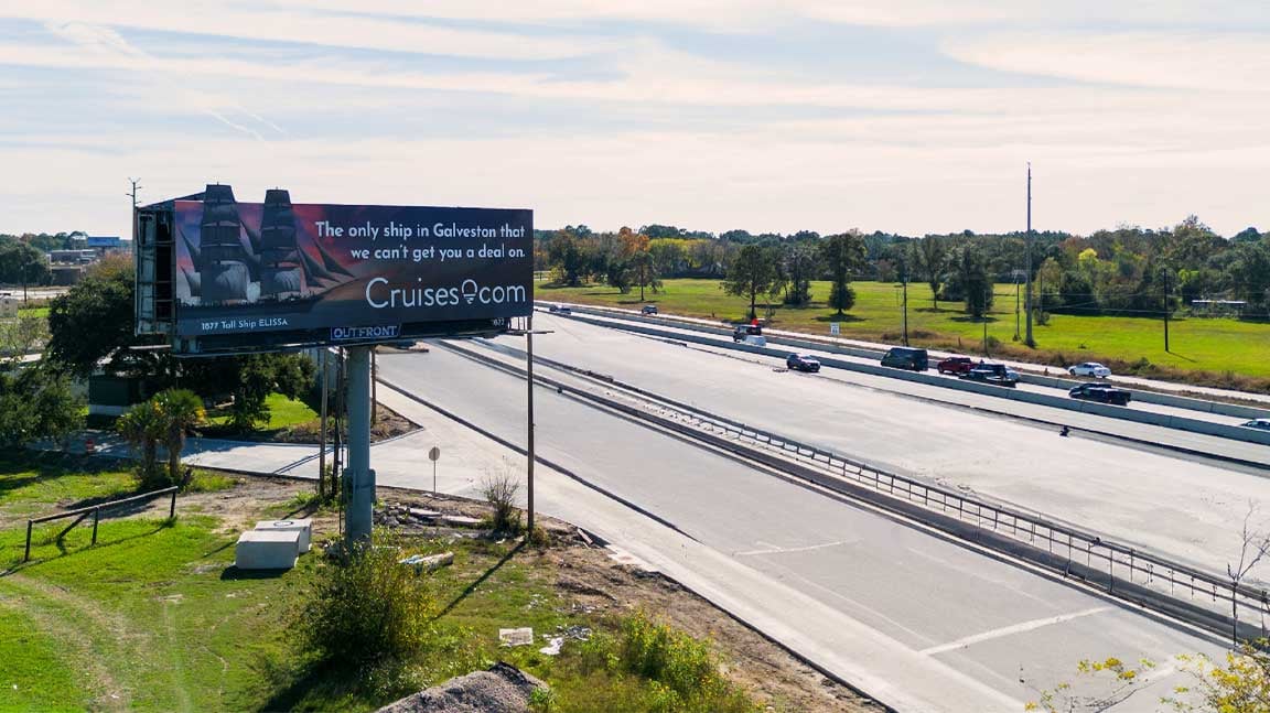 out of home billboard advertising houston texas cruises