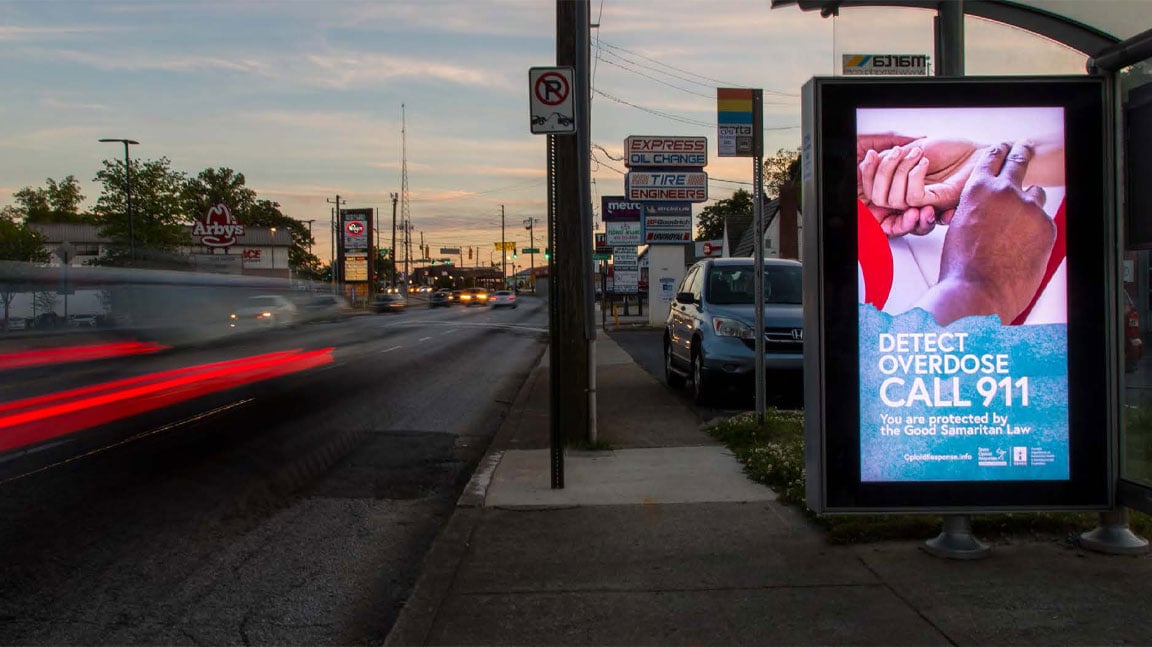 georgia state opioid response digital shelter out of home advertising