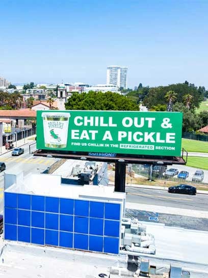 out of home billboard advertising grillos pickles