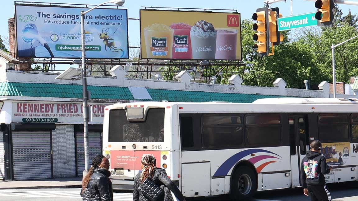 out of home billboard advertising new jersey mcdonalds
