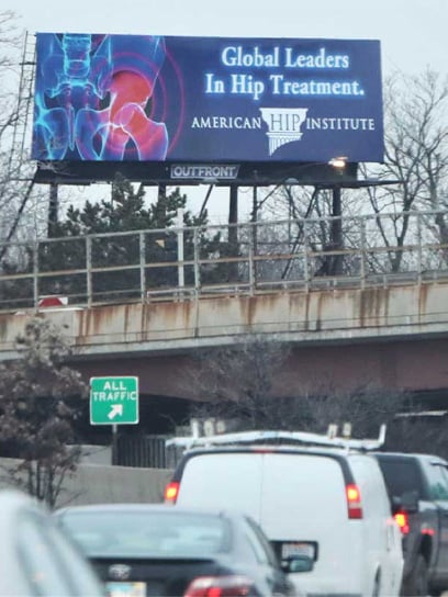 out of home billboard advertising american hip institute