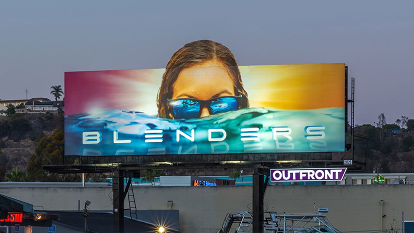out of home billboard advertising blenders eyewear