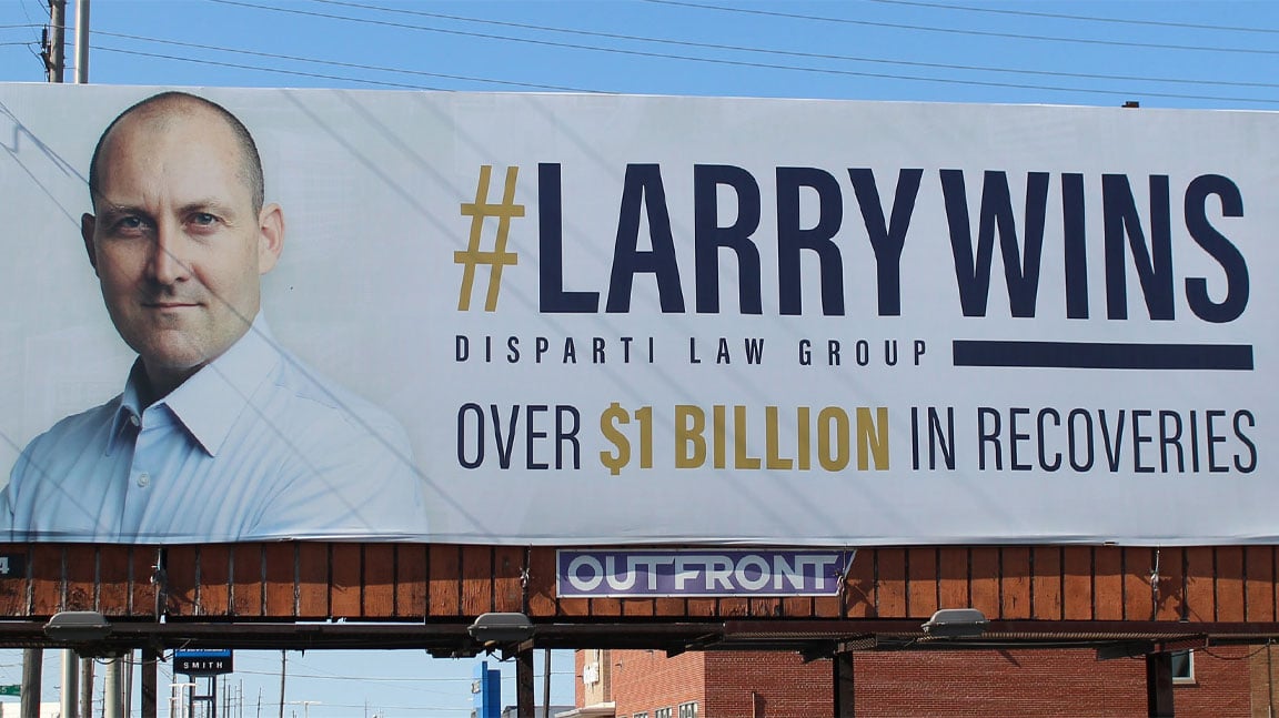 out of home billboard advertising disparti law group