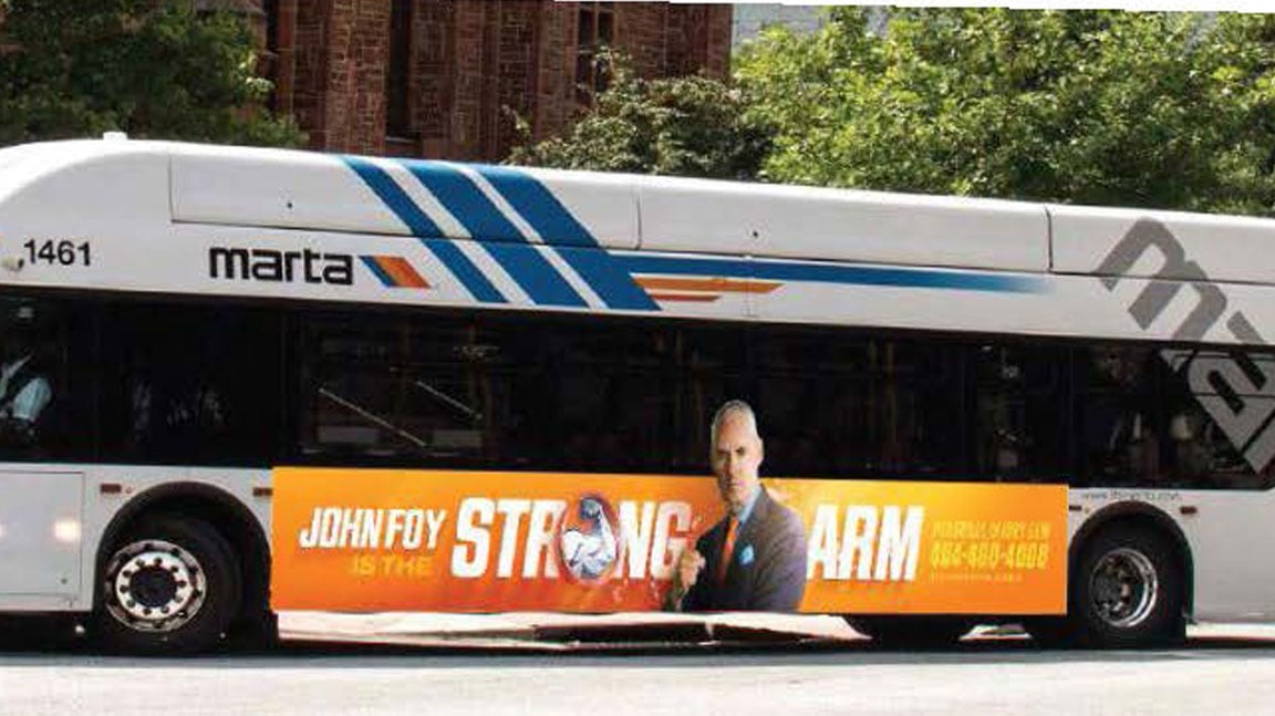 out of home bus advertising transit john foy