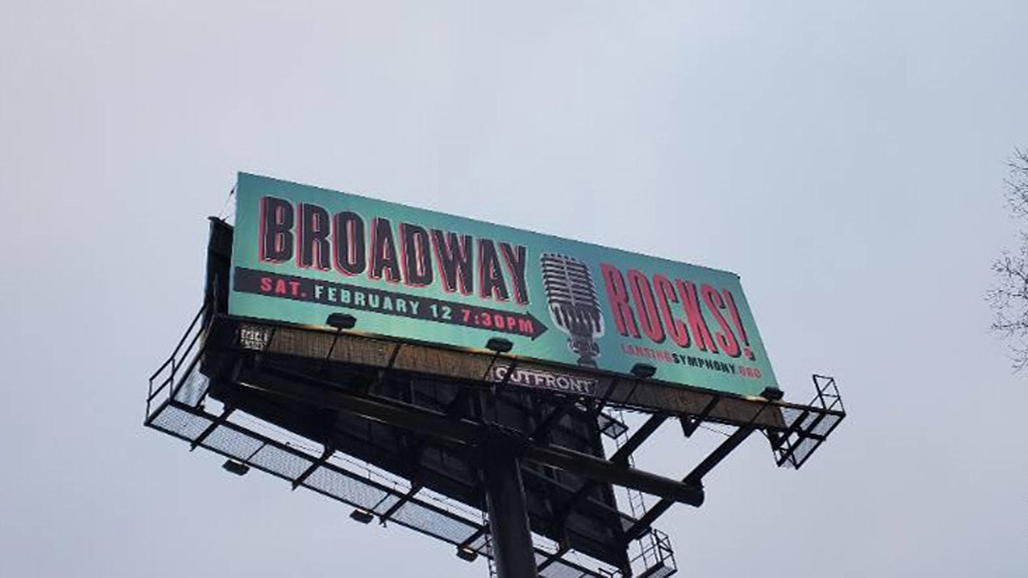 out of home billboard advertising lansing broadway
