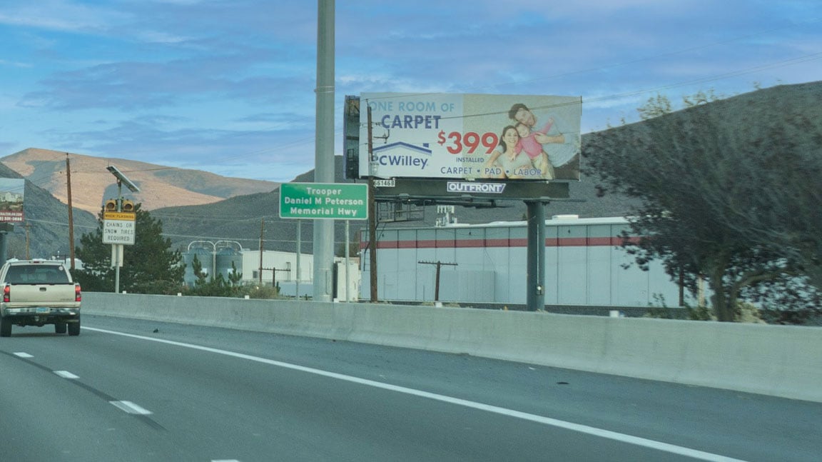 out of home billboard advertising rc willey