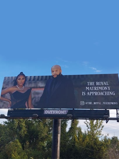 out of home billboard advertising royal matrimony mobile