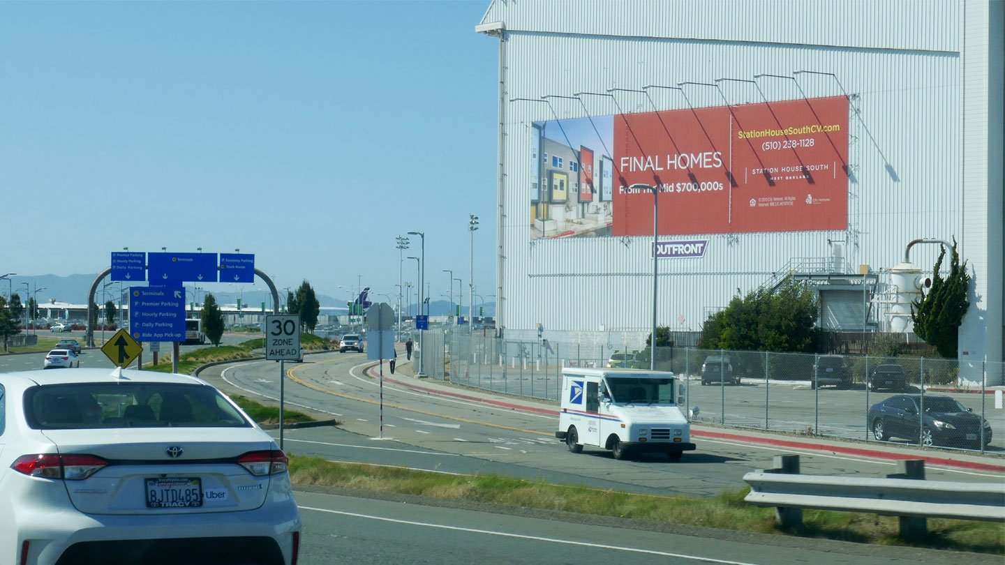 city ventures residences airport out of home advertising in san francisco
