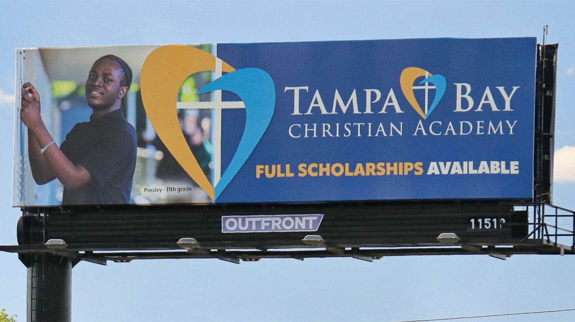 out of home billboard advertising tampa bay academy