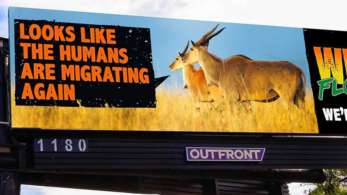 out of home billboard advertising wild florida