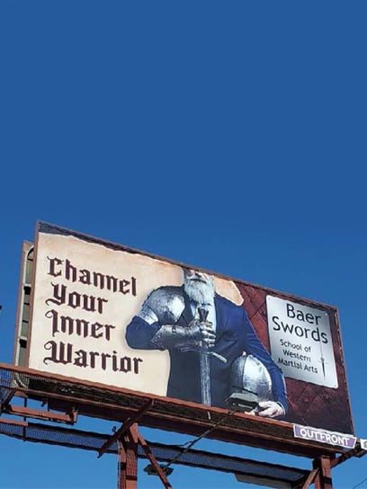 out of home billboard advertising baer swords