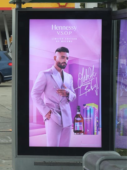 out of home advertising hennessey street furniture bus advertising