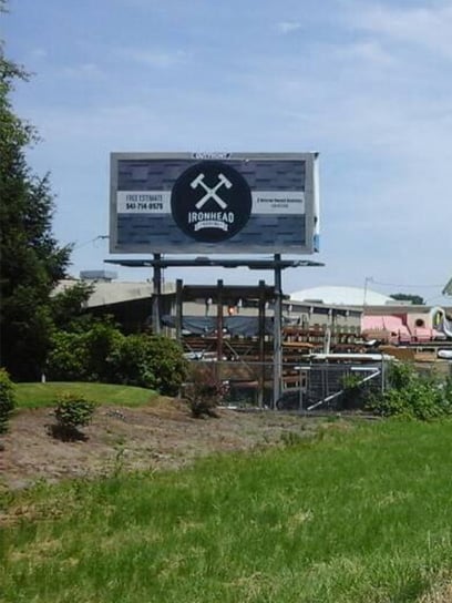 out of home advertising ironhead billboard