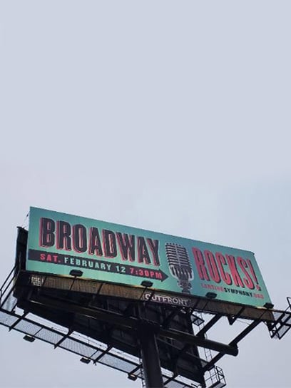 out of home advertising lansing broadway billboard