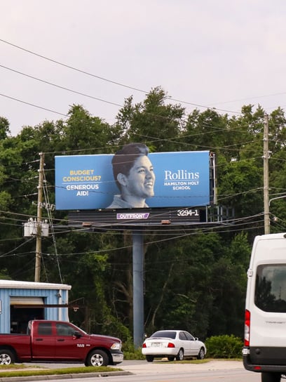 out of home advertising rollins billboard