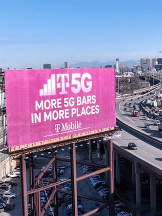 billboard out of home advertising for tmobile in chicago