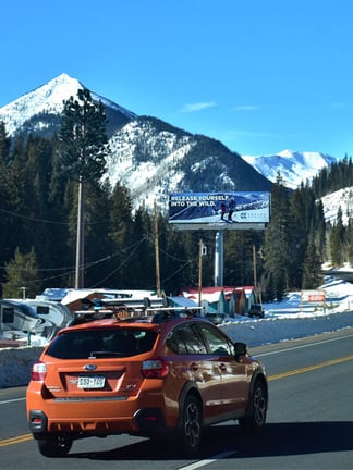 copper mountain billboard out of home advertising in denver colorado