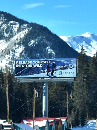 out of home billboard advertising in denver colorado for cooper mountain