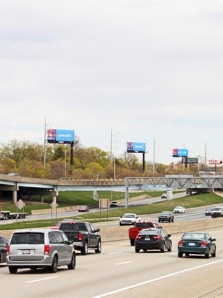 eaze sequential billboard highway out of home advertising in detroit