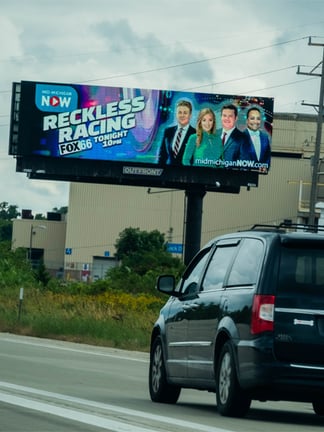 digital billboard out of home advertising for fox66