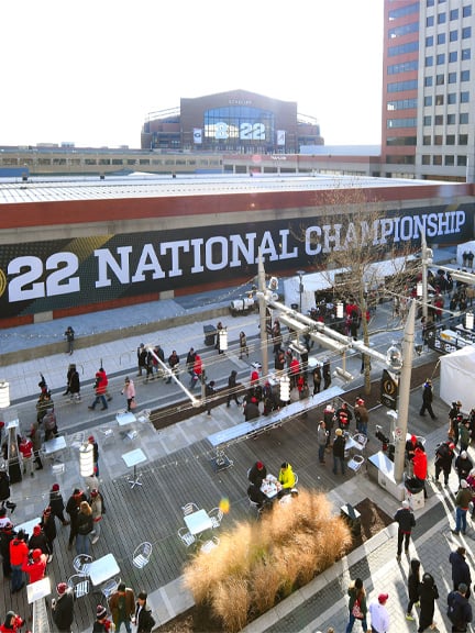ncaa championships out of home advertising in indianapolis