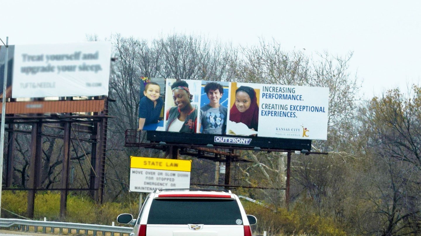 kansas city public schools on billboard out of home advertising in kansas city