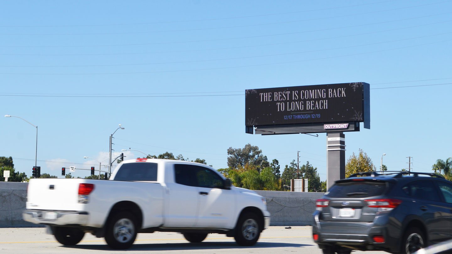 digital highway billboard out of home advertising in los angeles california for long beach ballet