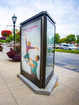 ballet out of home advertising in louisville
