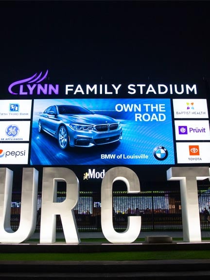 bmw digital out of home advertising in louisville