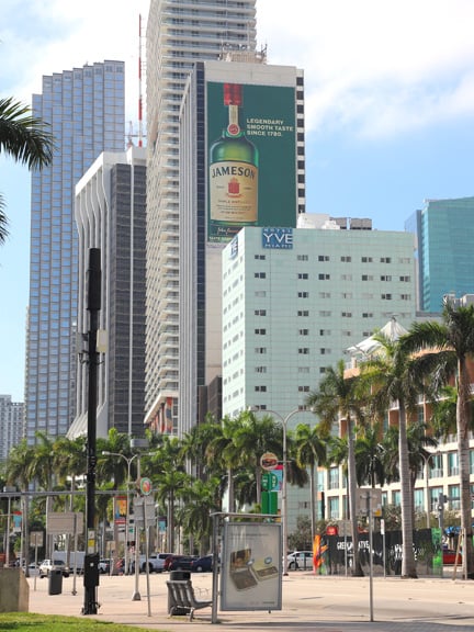 jameson high impact billboard out of home advertising in miami florida