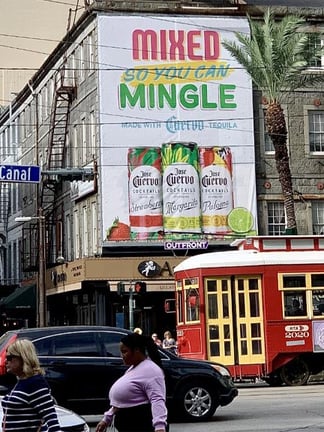 billboard out of home advertising for jose cuervo in new orleans