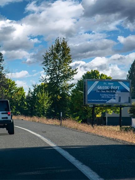 billboard out of home advertising in oregon