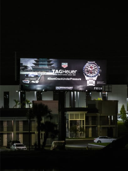 out of home billboard advertising in orlando florida for tag heuer