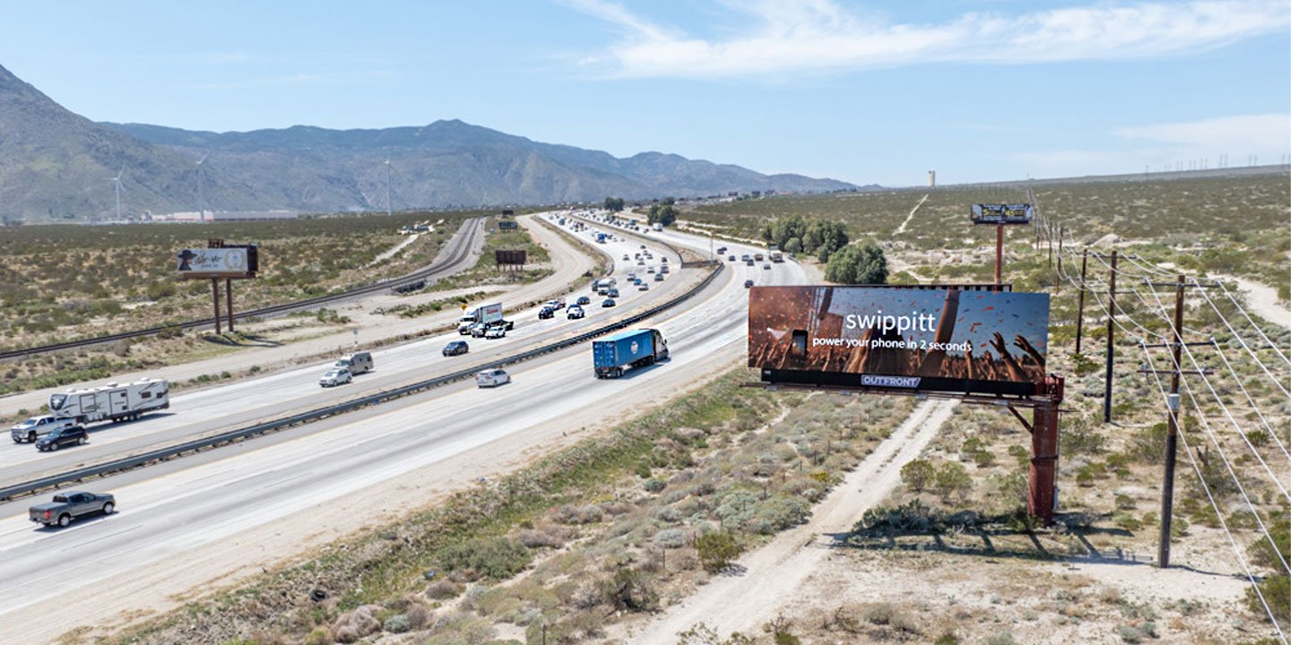 out of home billboard highway advertising in palm springs