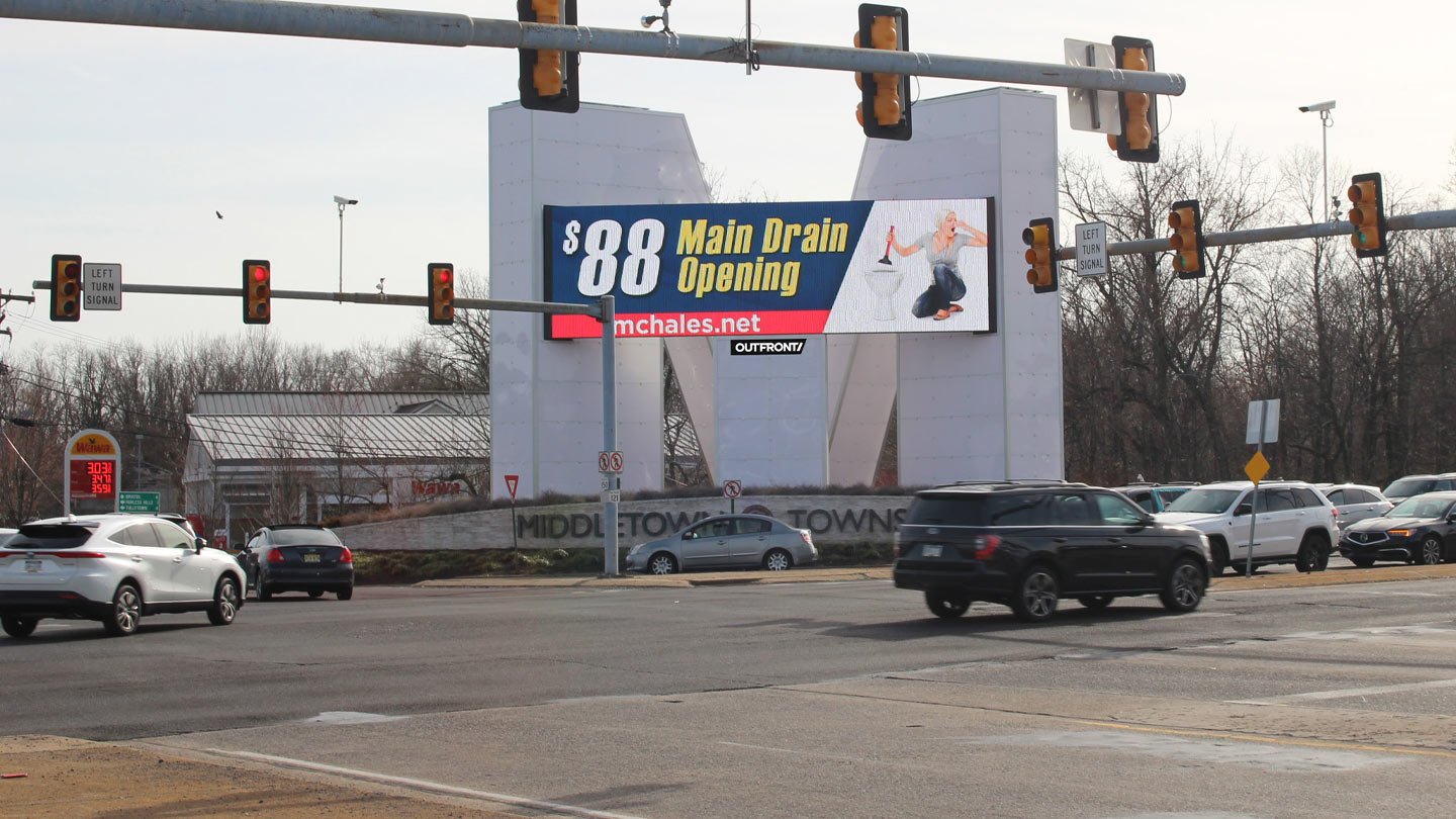 digital billboard out of home advertising in philadelphia for mchales
