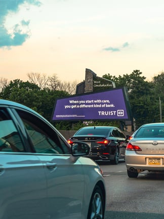 highway billboard advertising in philadelphia for truist