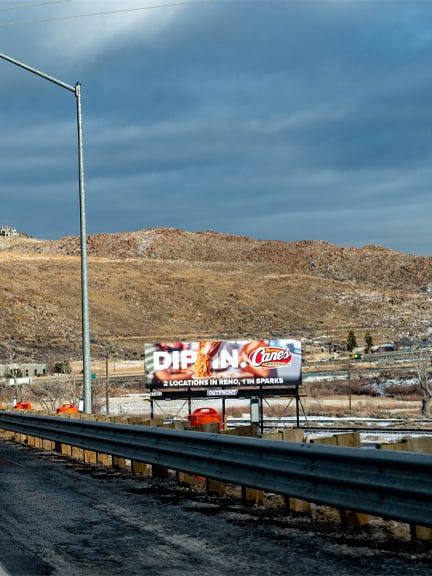 reno raising canes bulletins out of home advertising