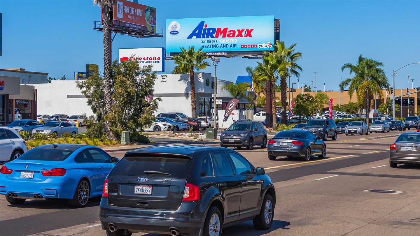 airmaxx billboard out of home advertising in san diego